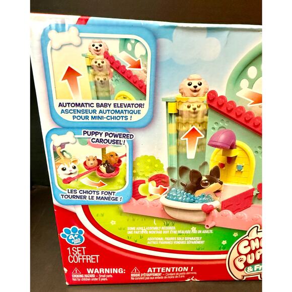 Chubby Puppies & Friends Pet Fun Center playset Spin Master NIB fun dog park - Picture 2 of 7